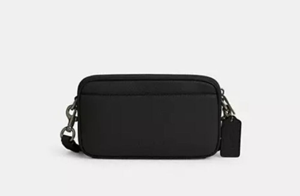 Coach Men's Jayden Crossbody Bag In Leather/Gunmetal/Black CR179 New
